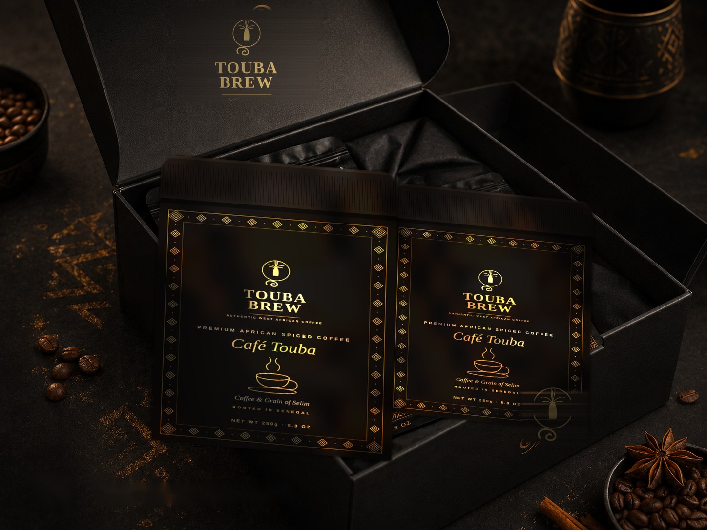 Gift Box — TOUBABREW premium African spiced coffee